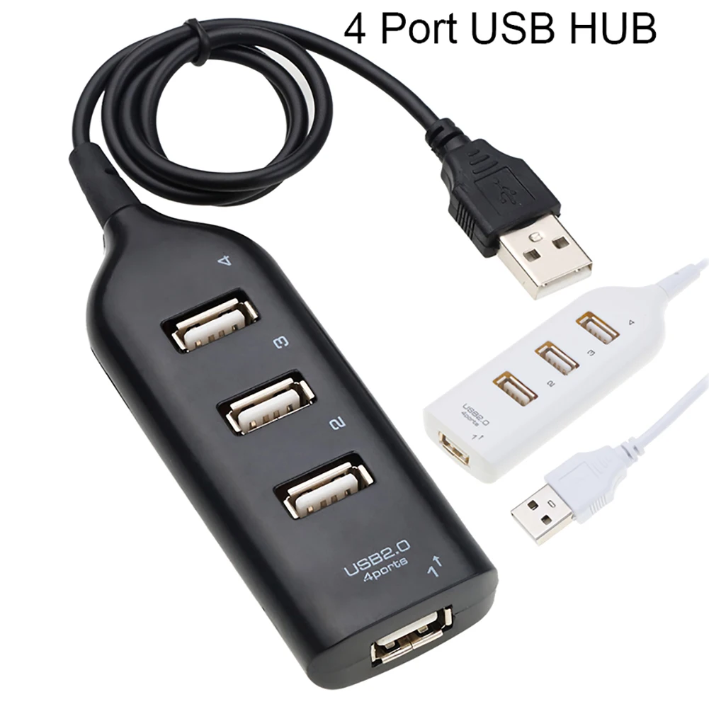 

Концентратор USB, 4 порта, разветвитель, адаптер, несколько разъемов, высокоскоростной кабель, провод для работы, дома, телефона, ПК, аксессуар...