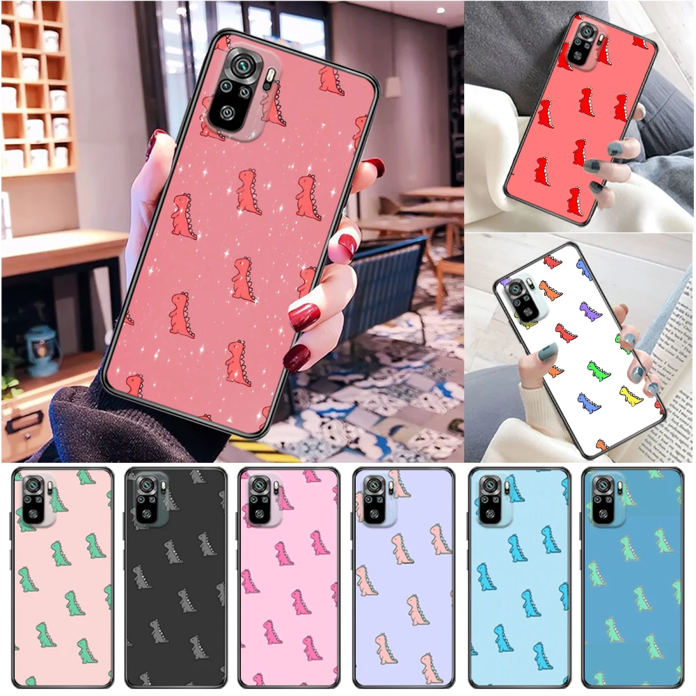 

Cute Dinosaur Baby Fashion Phone Case For Xiaomi Redmi Note 10X 10 9 Pro Max 5G 9S 9C 9A 9T 9i Cute Dinosaur Baby Fashion Coque