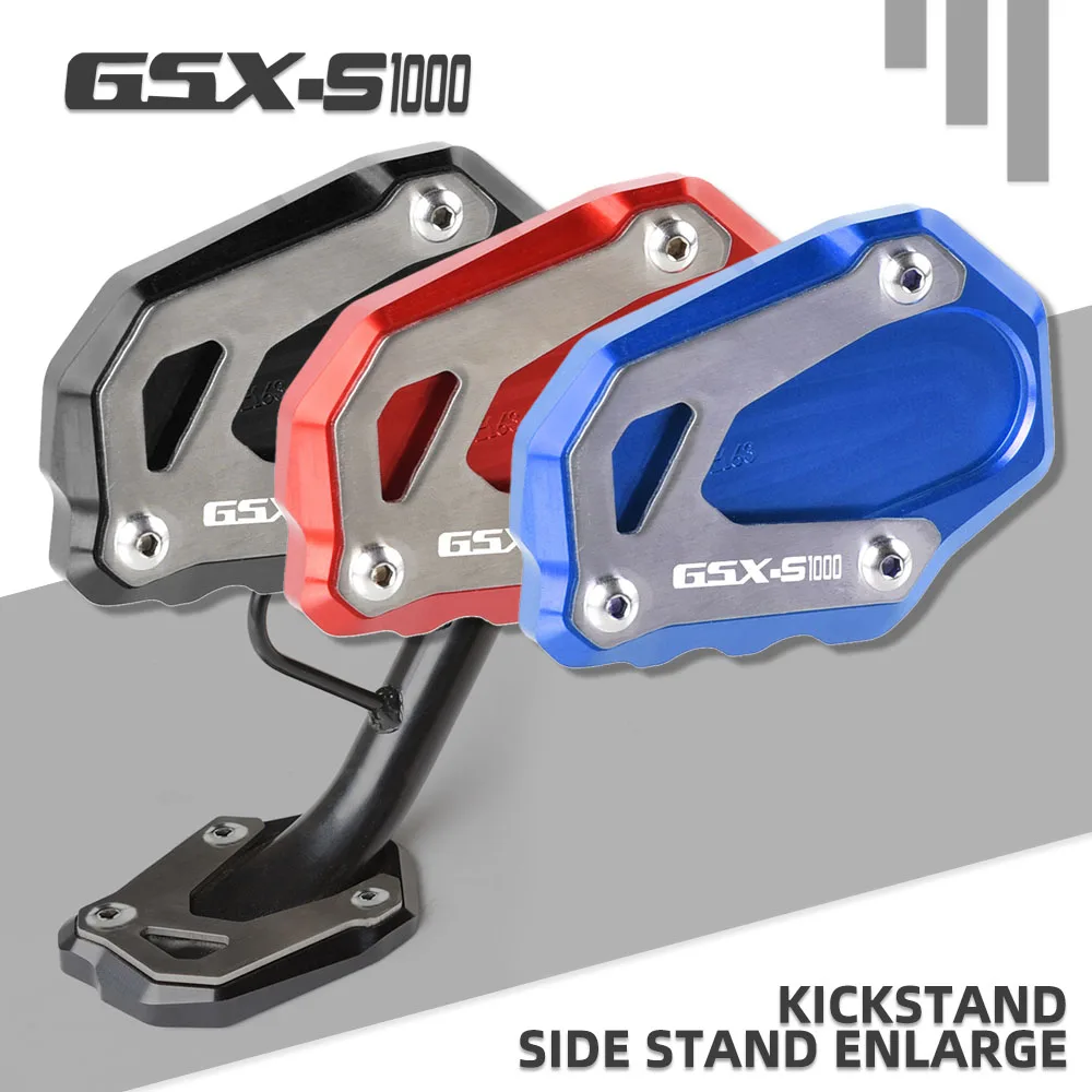 

Motorcycle CNC Foot Side Stand Enlarger Kickstand Support Plate Pad FOR Suzuki GSX-S1000 F 2015 2016 2017 2018 2019 2020 2021