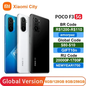 Poco F3 6GB 128GB/8GB 256GB Poco F3 5G NFC Internet Smartphone Dual
Speaker 6.67inch Big Screen NFC Mobile Phone