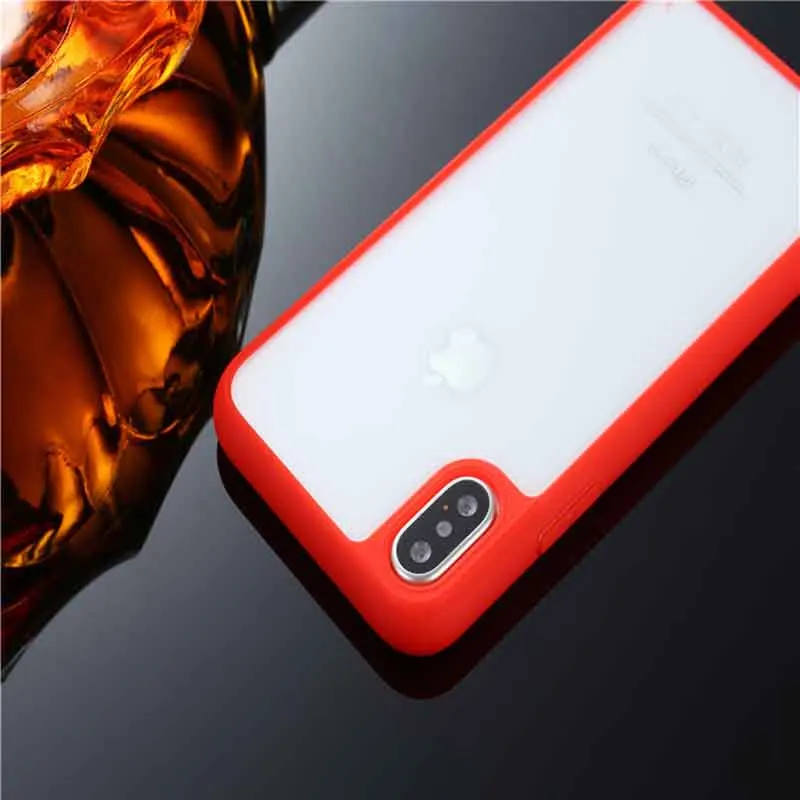 Простой чехол для телефона iphone x 5 5s Ультратонкий из ТПУ apple 7 8 6 6s plus прозрачный