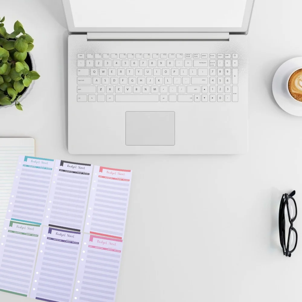 

20Pcs Budget Planner Paper Binder Budget Sheets Expense Tracking Helper