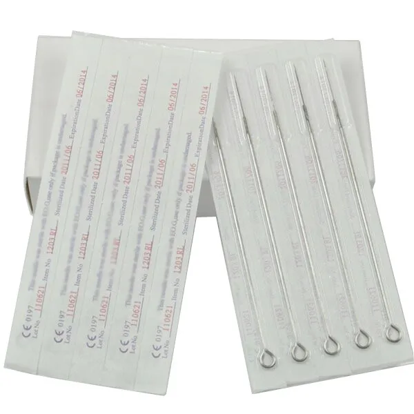 

New 50pcs Needles Permanent Makeup Manual Eyebrow Tattoo Needles Blade For 3D Embroidery Microblading Tattoo Pen Machine