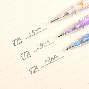 Грифель 0,9 мм HB механический карандаш для рисования и письма, автоматическая заправка, офисные и школьные принадлежности, канцелярские принадлежности