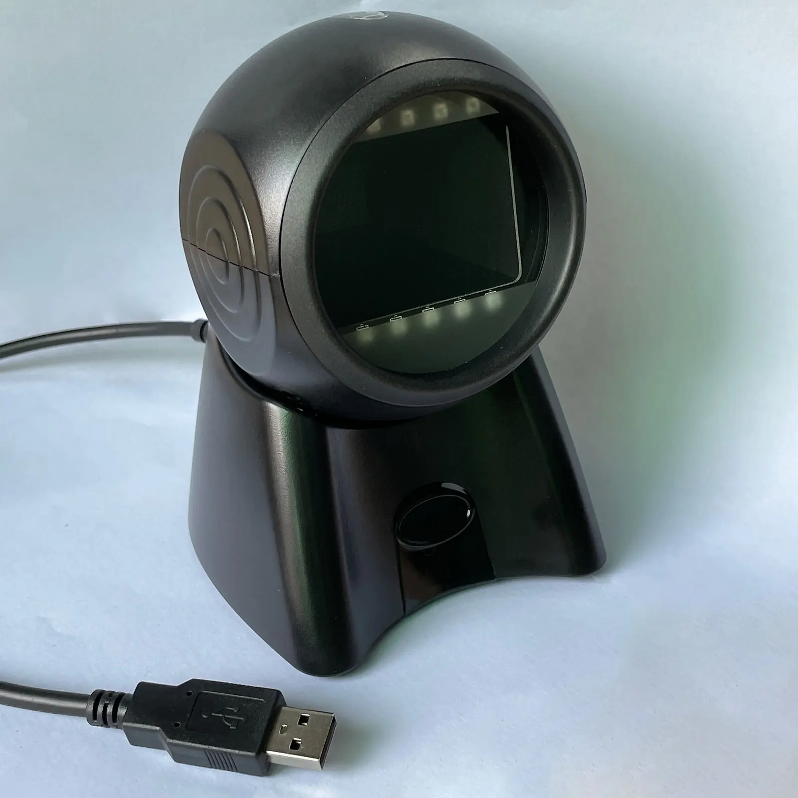 2D сканер штрих-кода Настольная платформа всенаправленный USB-сканер Handsfree 1D QRcode