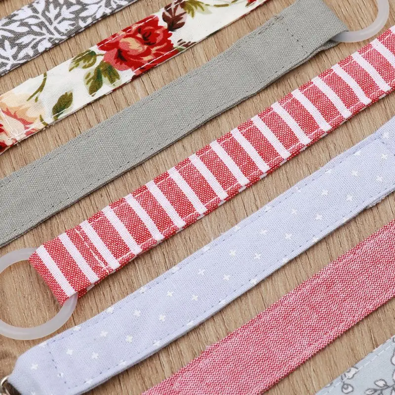 

Cotton Linen Baby Pacifier Chain Clip Soother Nipple Holder Clasps Dummy Pacifier Clips Attache Feeding