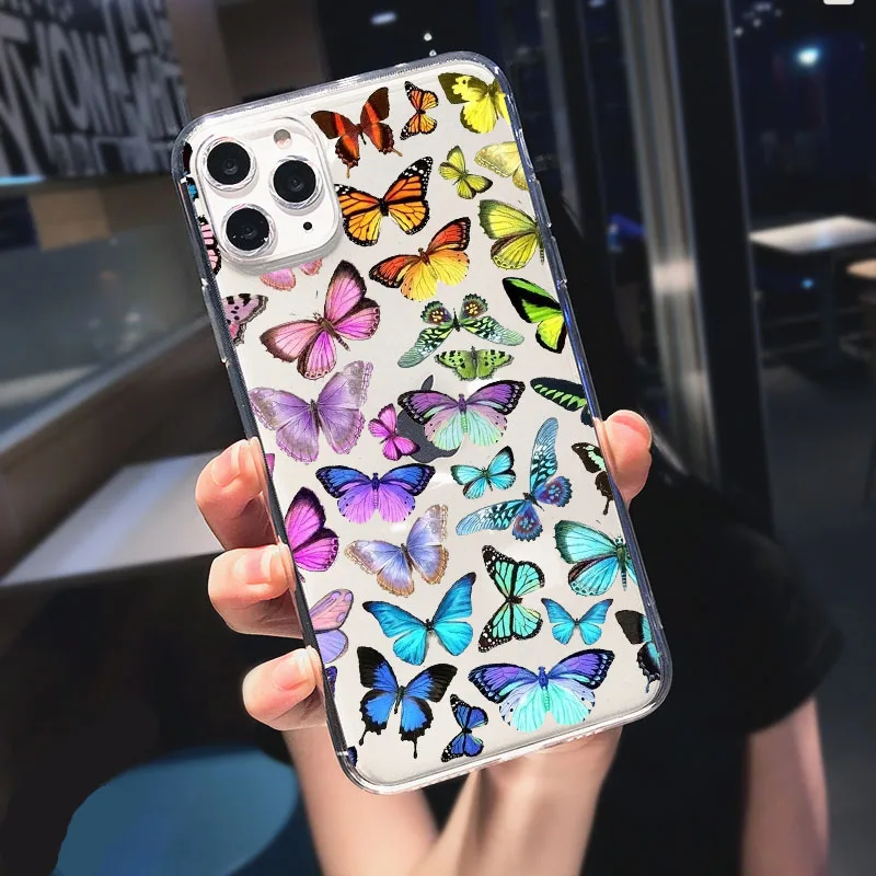 

Luxury Animal Cute Cartoon Silicone Phone Case For iPhone 12 Pro Max 12mini 11Pro Max X XR XS MAX 7 8 6 Plus SE 2020 Cover Coque