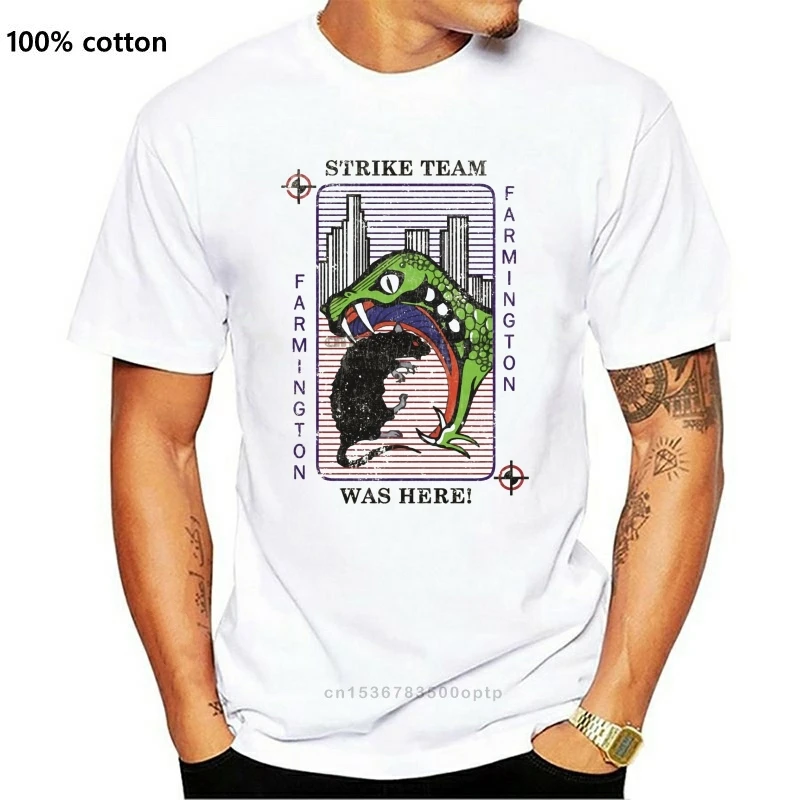 

FARMINGTON STRIKE TEAM WAS HERE CARD T-shirt Vic Mackey The Shield TV t-shirt