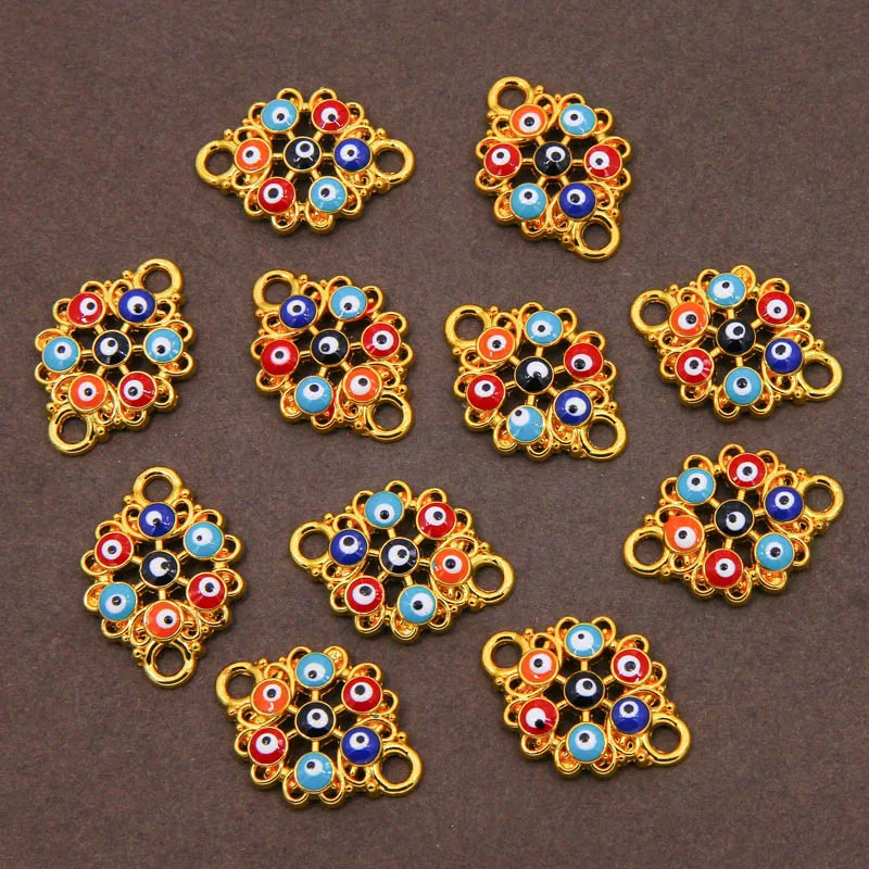 6 шт. золотистые/Серебристые компоненты для украшений|Ювелирная фурнитура и