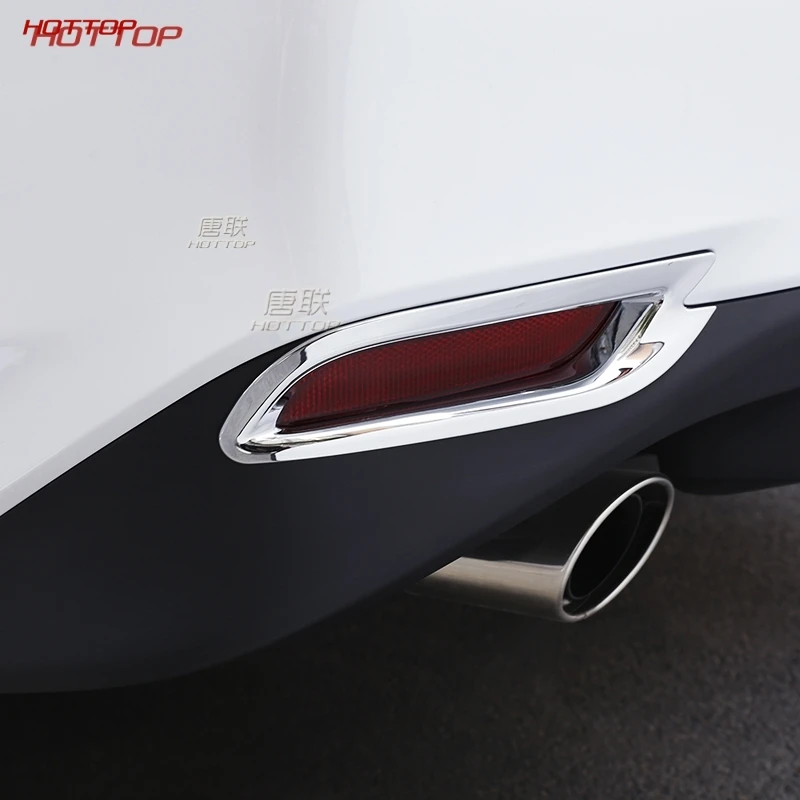 Abs Углеродные задние противотуманные фары рамка наклейка отделка бампер