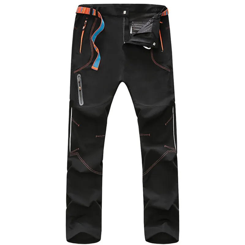 B style black LUTU весна лето быстросохнущие водонепроницаемые походные брюки мужские эластичные уличные охотничьи брюки для альпинизма, рыбалки, треккинга - Цвет: B style black
