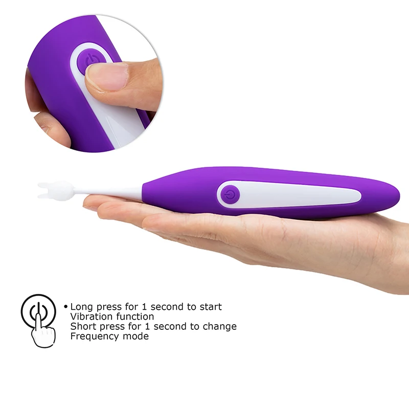 Модернизированный мощный вибератный массажер с 7 волшебными режимами тихий