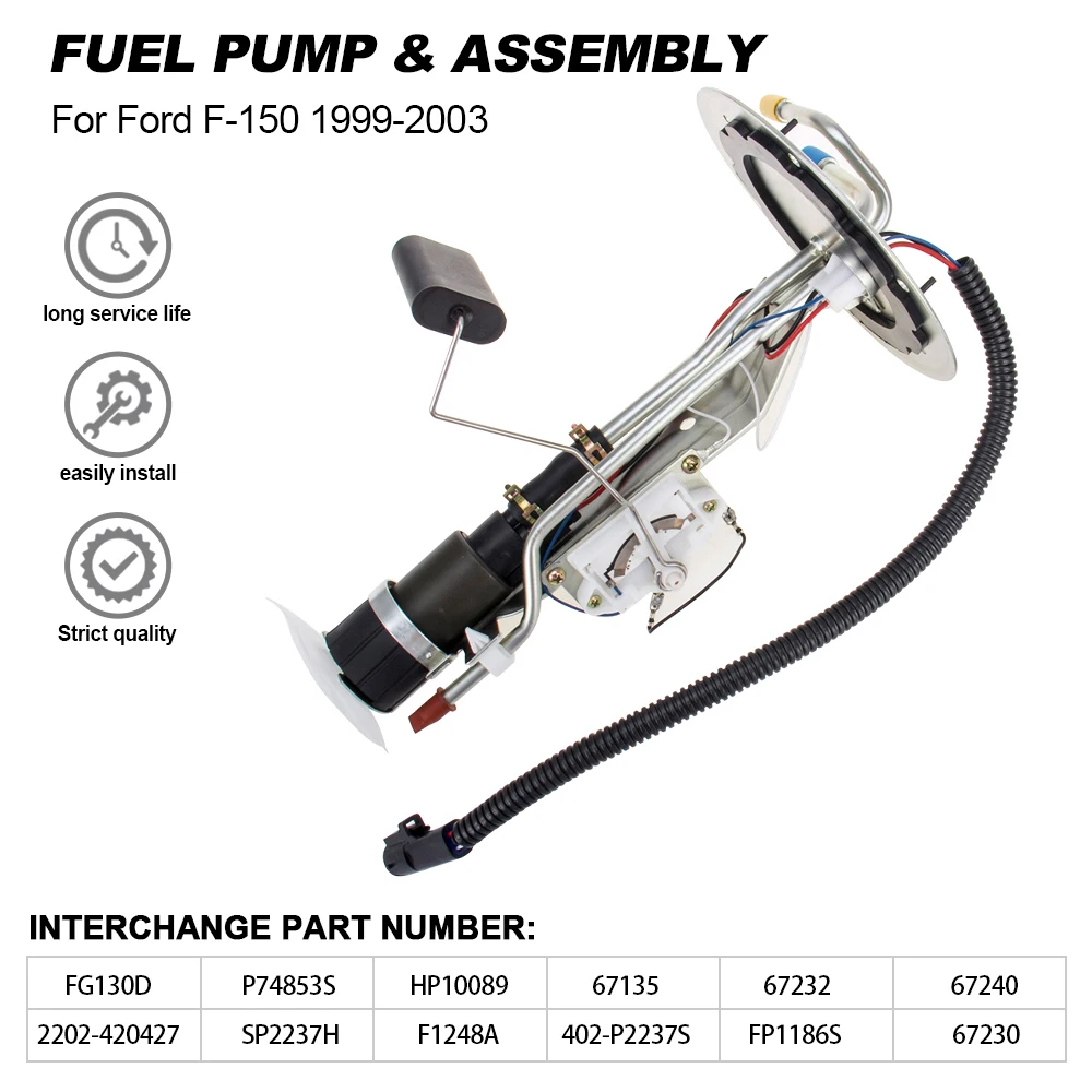Топливный насос в сборе для Ford F 150 4 2/4.6L 5.4L P74853S 1999 2000 2001 2002 2003|Топливные насосы| |