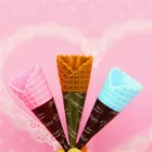 Моделирование мороженого конусные модели супер легкая глина слайм аксессуары полимерная глина формы сделай сам облако слайм материал интерактивные игрушки