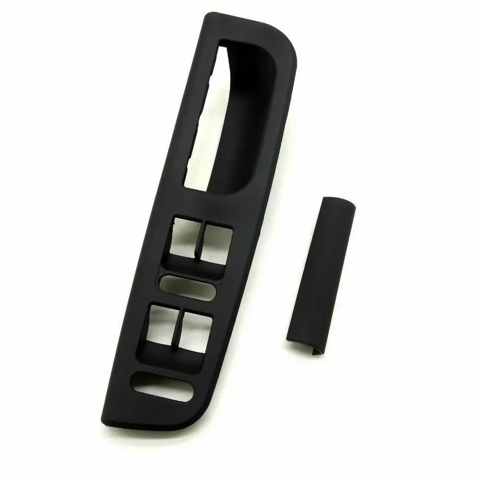 

2 Pcs Soft Touching Black Master Window Switch Control Panel Bezel Door Handle Trim Cover for Passat B5 Golf MK4 3B1 867 171 E