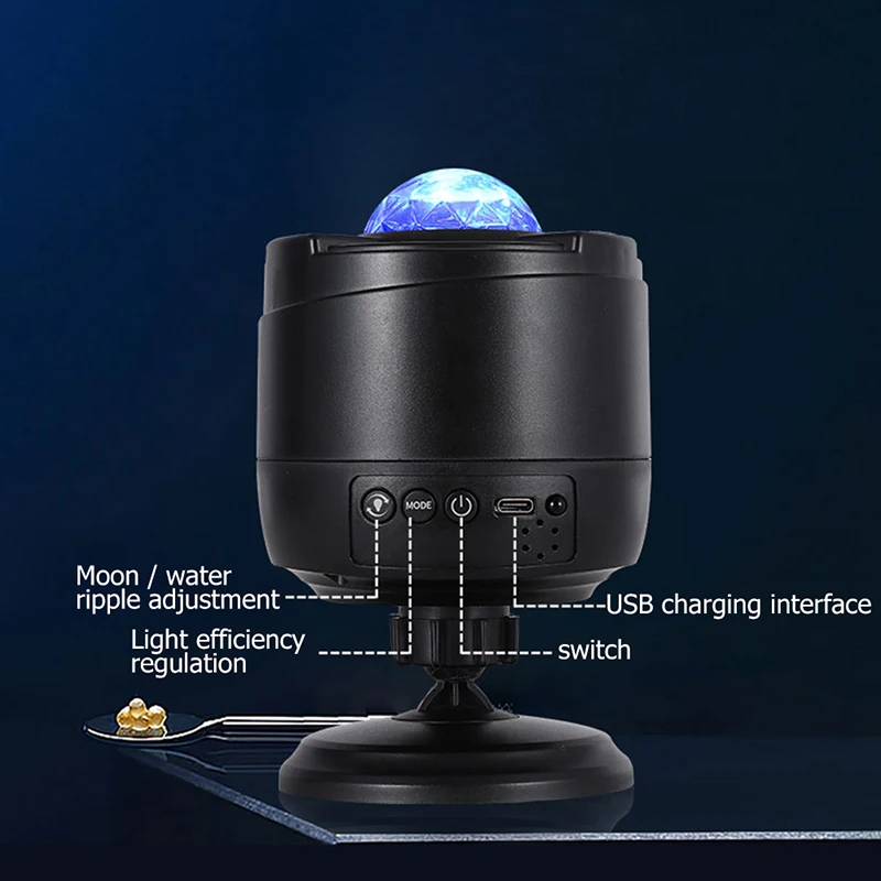 Лампа-проектор DJ для вечеринки светодиодный проектор в форме трофея Galaxy