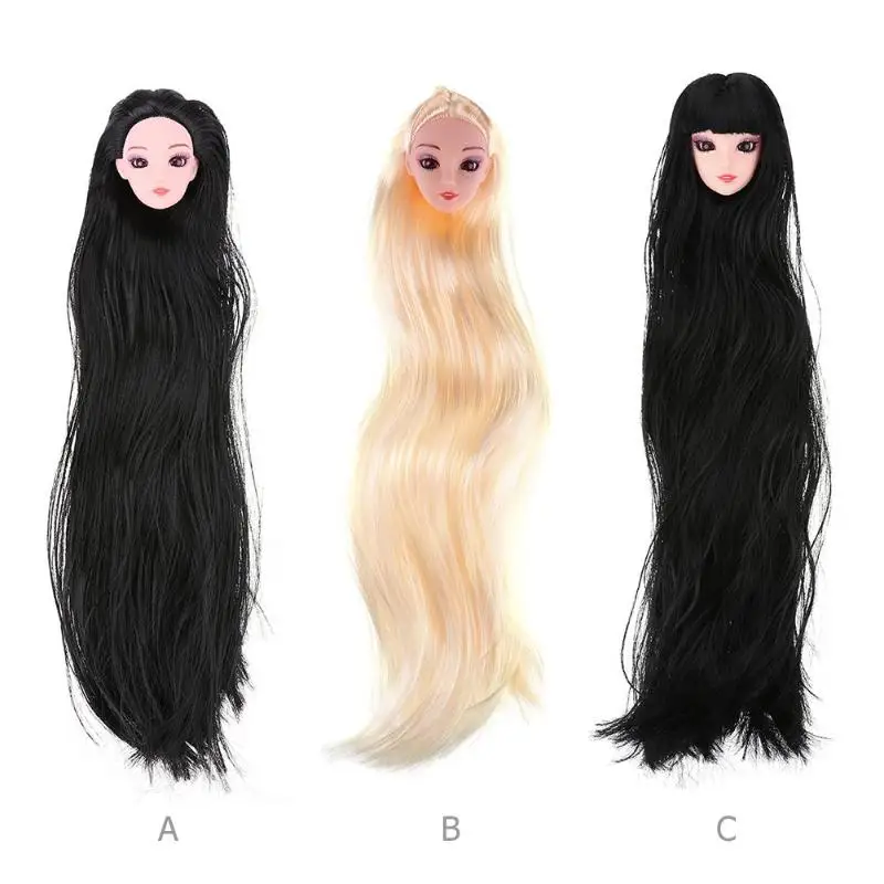 Аксессуары для головы куклы длинный парик 3D форма глаз аксессуары тела пирожное