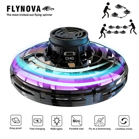 Flynova flying spinner mini ufo drone AliExpress
