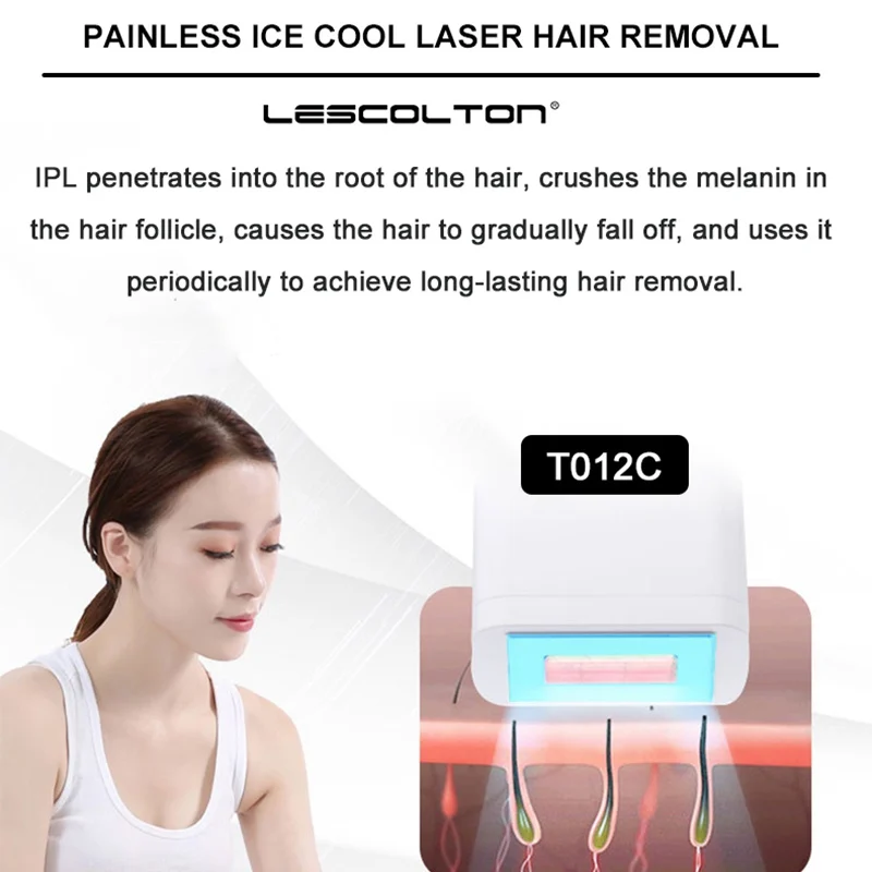 Новейший Эпилятор Lescolton IPL, перманентное лазерное удаление волос, 4 в 1, ICECOOL depilador, лазерный триммер для бикини, фотоэпилятор