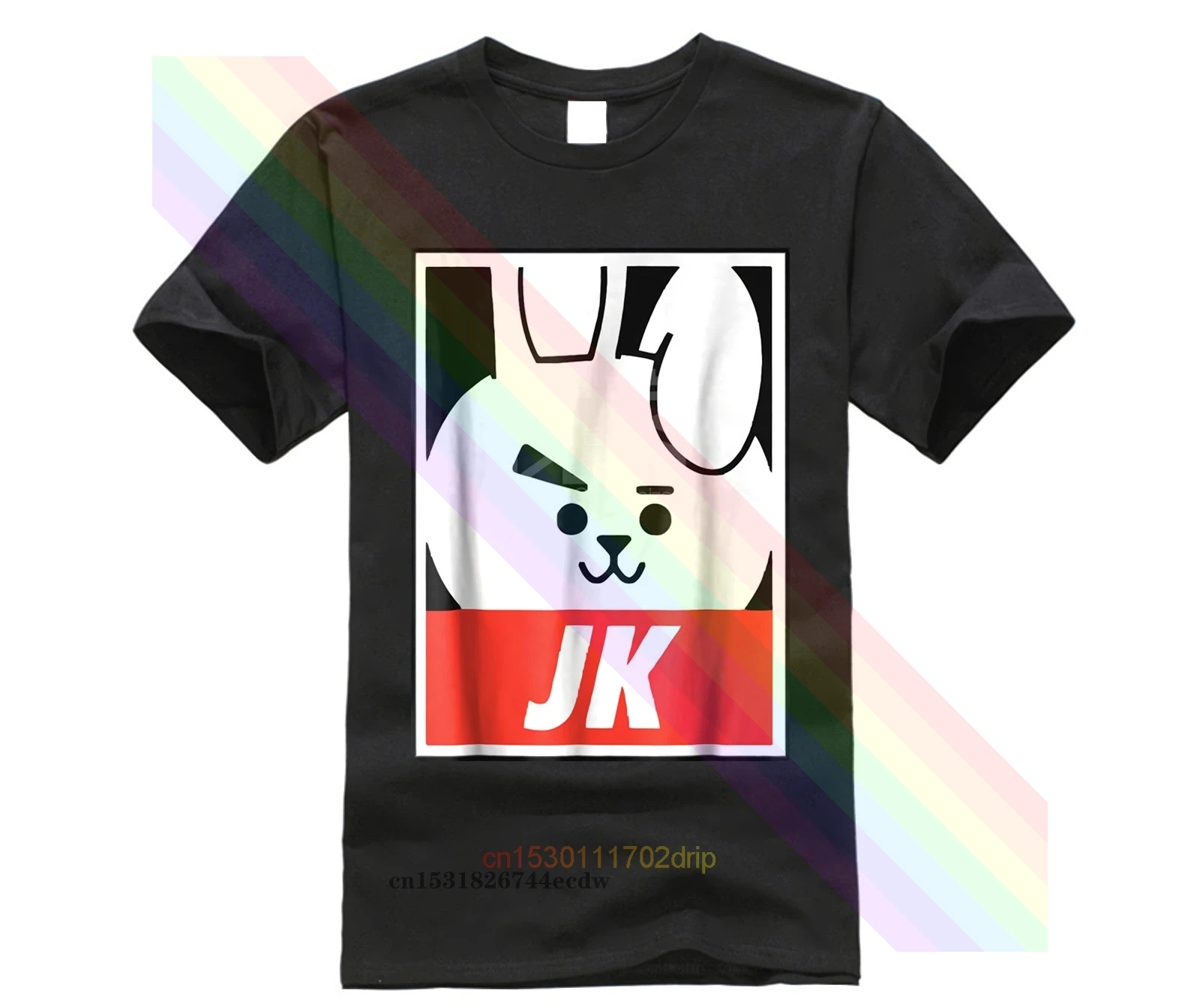 Брендовая мужская рубашка K Pop Корейская поп музыка модная футболка BT21 COOKY