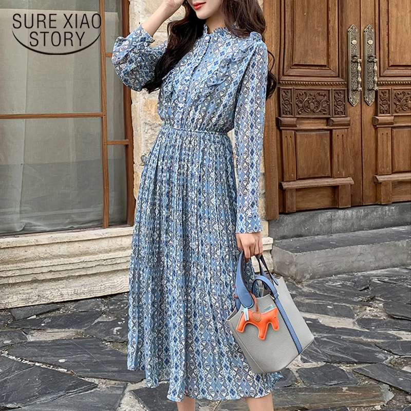 С цветочным принтом плиссированные шифоновые платья с открытыми плечами пляжное