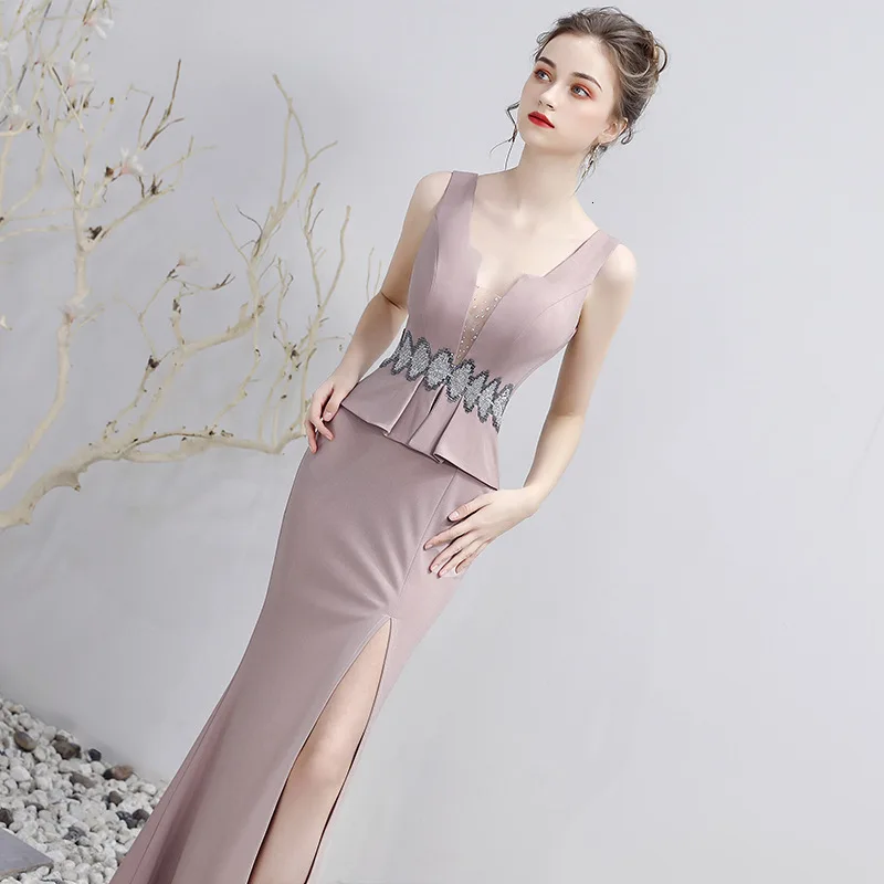 Восточный Femme длинное вечернее платье Cheongsam современный китайский халат Ципао