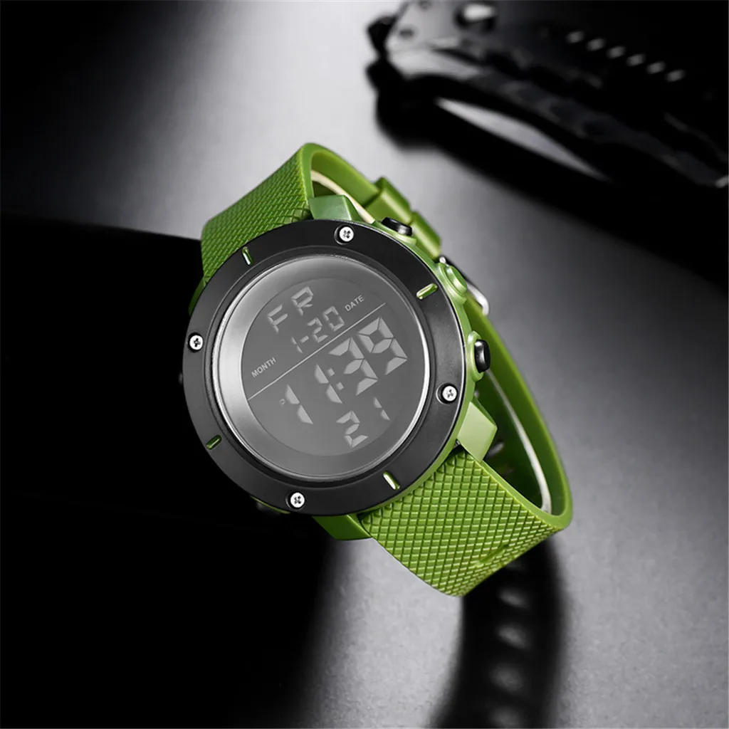 KAK военные спортивные часы электронные мужские лучший бренд Роскошные