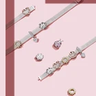 Подходит к оригиналу Pandora, очаровательный часы браслет reflexions 925 серебро изображением смайлика шарики в форме сердца кулон, сделай сам, ювелирное изделие