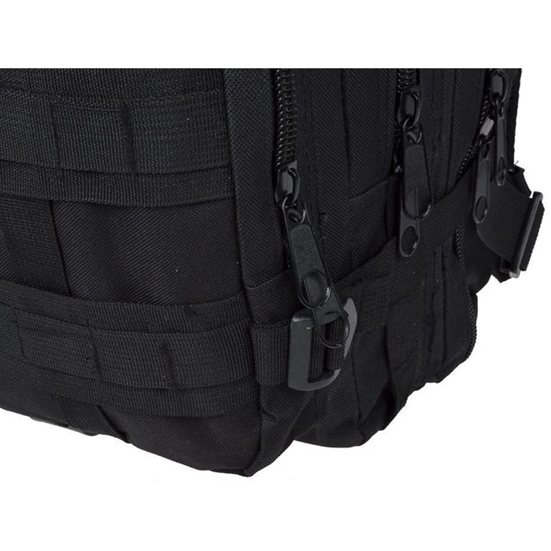 Мужской уличный рюкзак военный для кемпинга походов охоты треккинга (черный) |