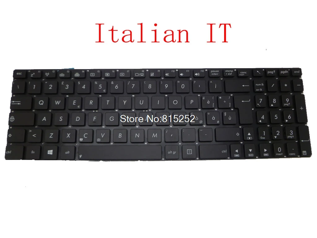 

Backlit Keyboard For ASUS N56 N56DP N56DY N56VB N56VJ N56VM N56VV N56VZ N56JK N56JN N56JR Arabia France/Canada/France/Italian