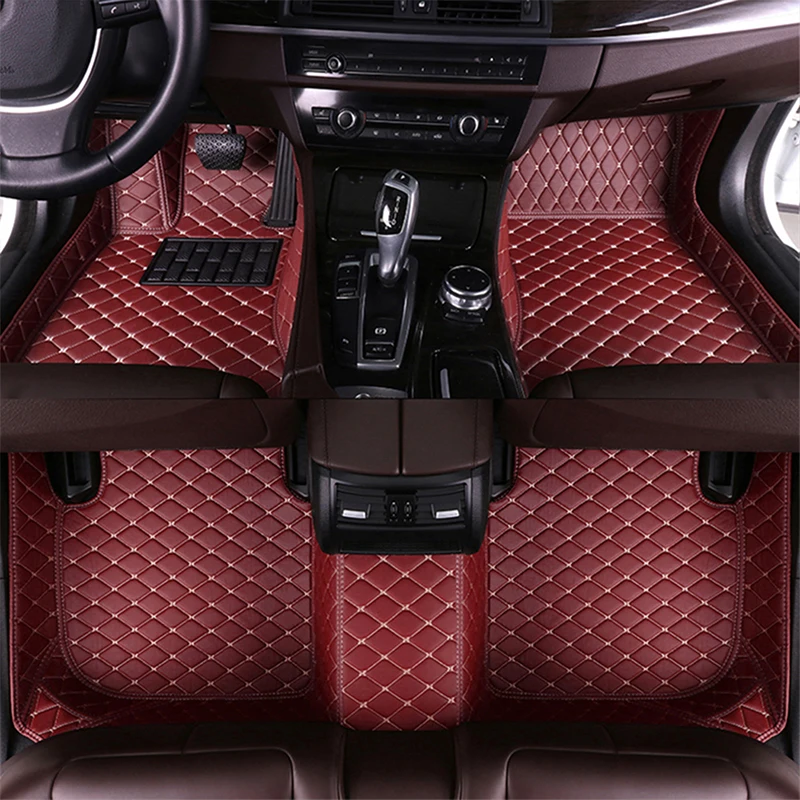 

6-7 Seats Car Floor Mats for All Models Fit BMW Audi Benz Mitsubishi VW Toyota RENAULT Lada KIA Ford Honda HYUNDAI Carpets Cover