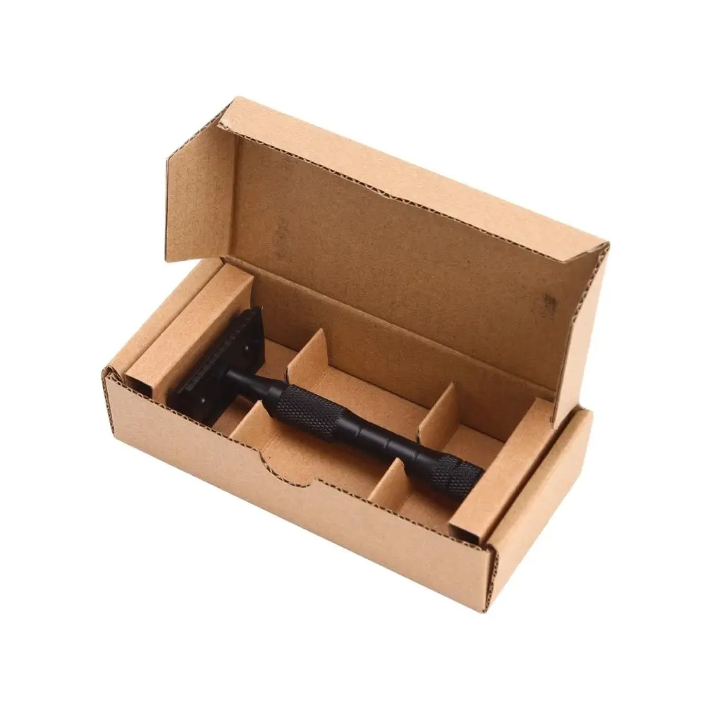 YAQI черная Безопасная бритва без логотипа|Бритва| |