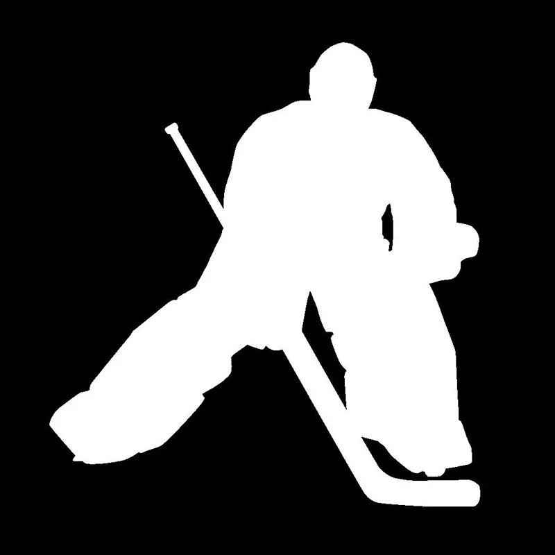 

16.7*17.8CM Personalized Music Club Goalkeeper Of Vehicle Stickers Reflective Waterproof Vinyl Decals Black/Silver C7-0110