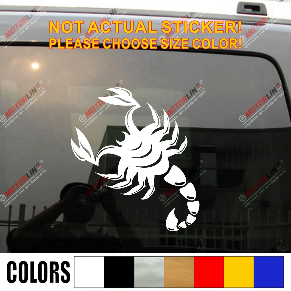 

Наклейка Скорпион наклейка автомобиль винил выбрать размер цвет высечка без фона d