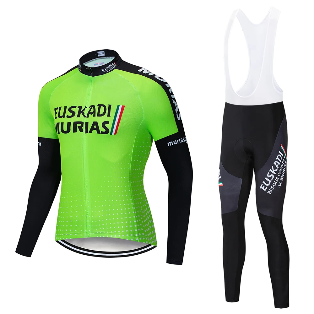 

ropa de ciclismo Long Sleeve Cycling Clothes Set Pro team Jersey men suit Breathable outdoor sportful bike MTB clothing paded