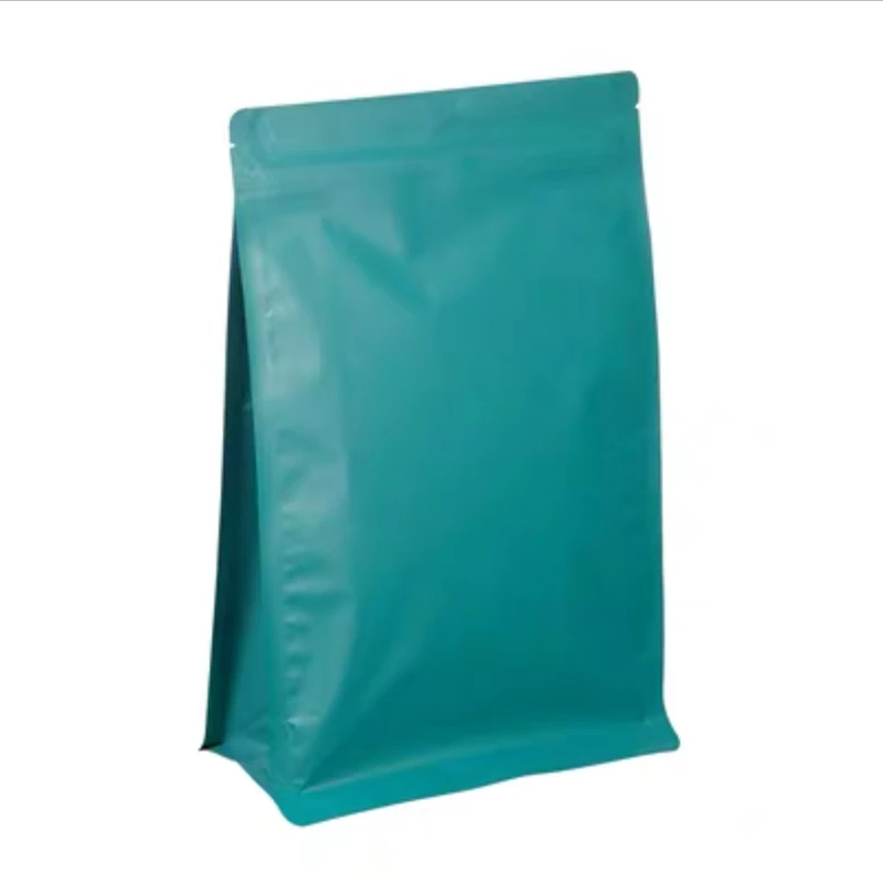 

100Pcs Dark Blue Stand Up Foil Bag Zipper Smell Proof Packaging 1/2 pound Coffee Bean Bag with Lock Storage Pouches Organizer