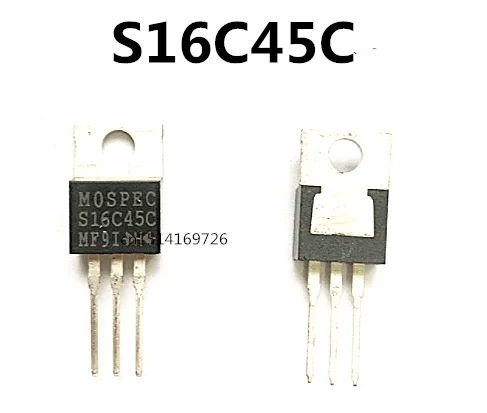 Оригинальный Новый 5 шт./S16C45C 16A/45V TO-220