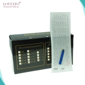 Иглы для микроблейдинга MZ Beauty 0,16 мм, U-образные иглы для нанесения татуировок