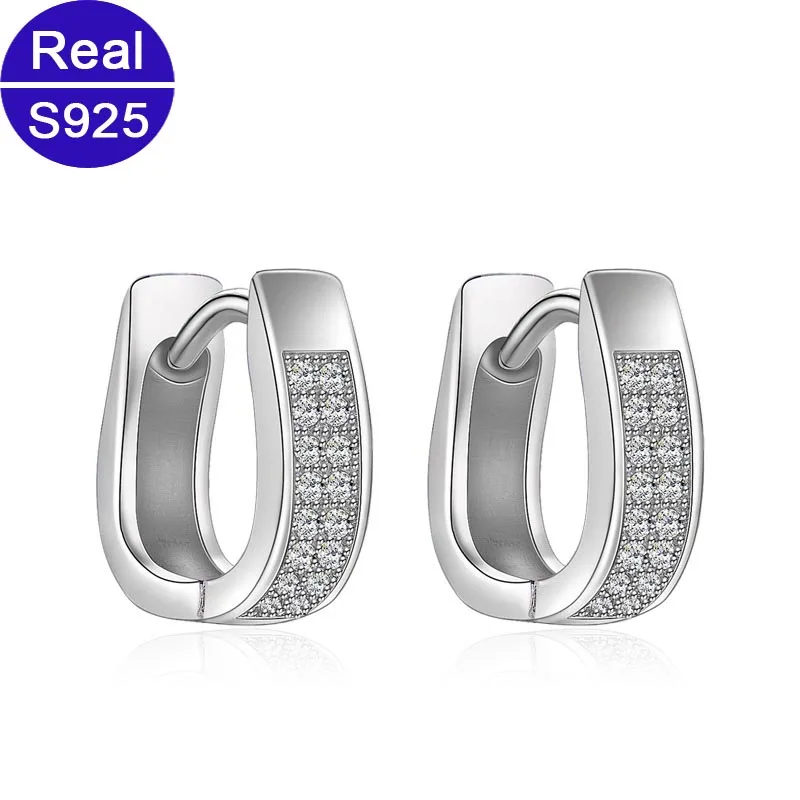 

Женские серьги-кольца из серебра 925 пробы