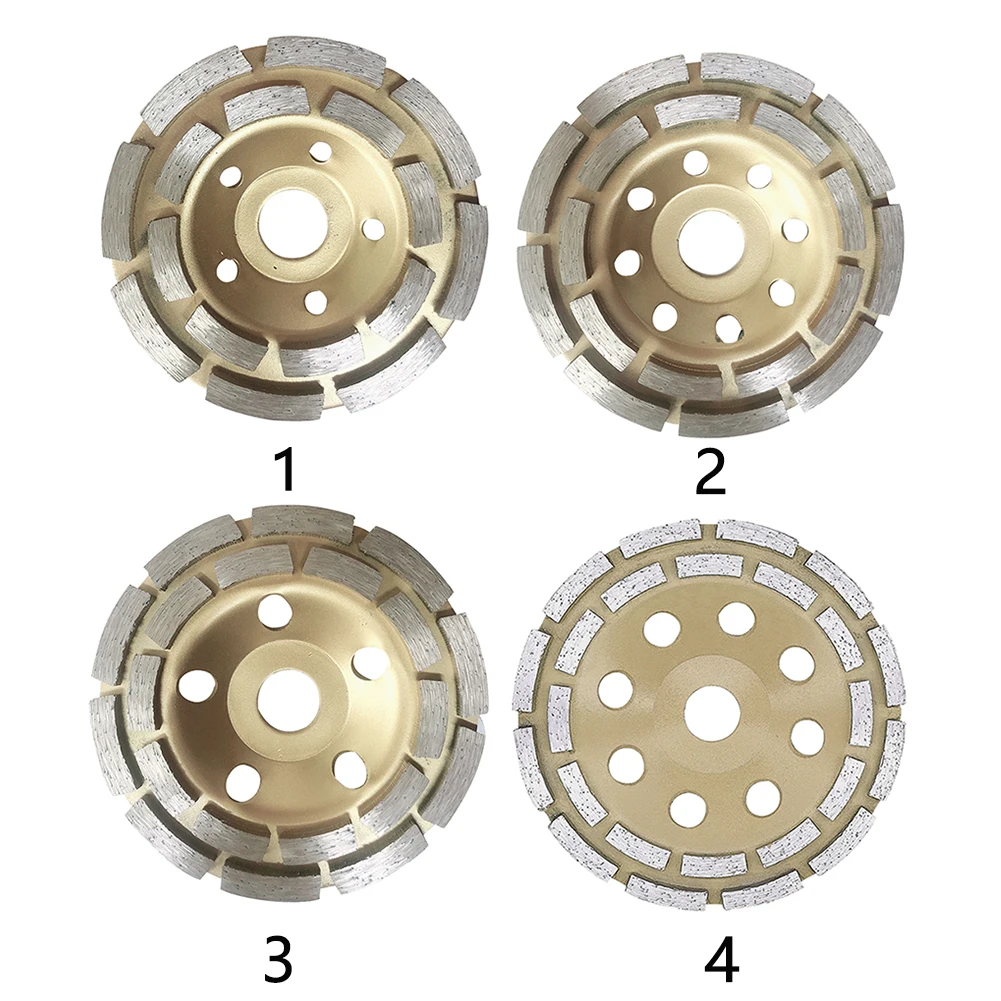 

Double Row Granite Stone Concrete Masonry Disc Shape Milling Time Saving Tools Grinding Wheel Diamond Cup Abrasives Wall Rotary