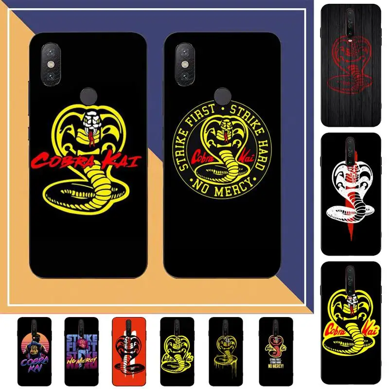 

FHNBLJ Cobra Kai Season 2 Phone Case for Redmi Note 4 5 6 8 9 pro Max 4X 5A 9S cover