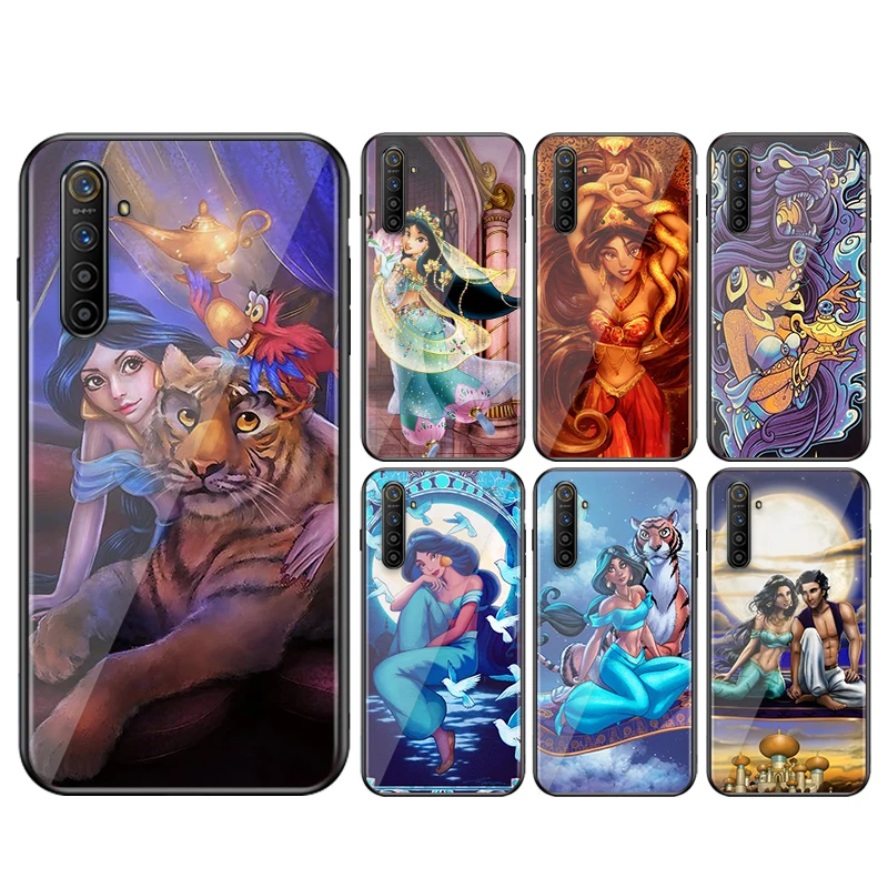 

Princess jasmine Shockproof Shell Phone Case For OPPO Reno 4Z 4SE 4F 4 3 Pro Lite 5G 4G 10X ZOOM ACE Black Soft Cover