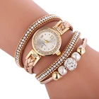 HEZHUKEJI Лидирующий бренд для женщин браслет часы Дамы Любят Кожаный ремешок Стразы кварцевые наручные часы Роскошные модные кварцевые часы