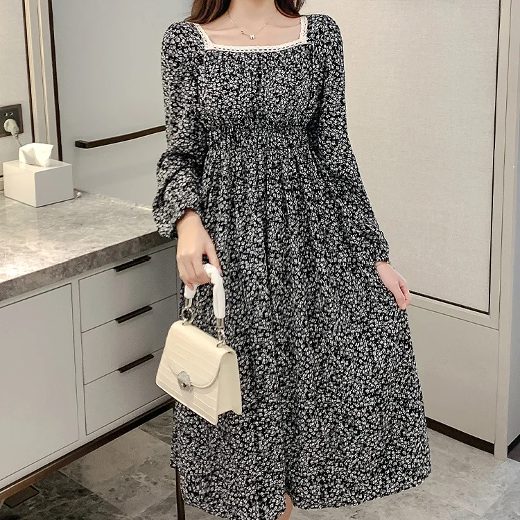 Retro Grandiflorum Love Floral Dress