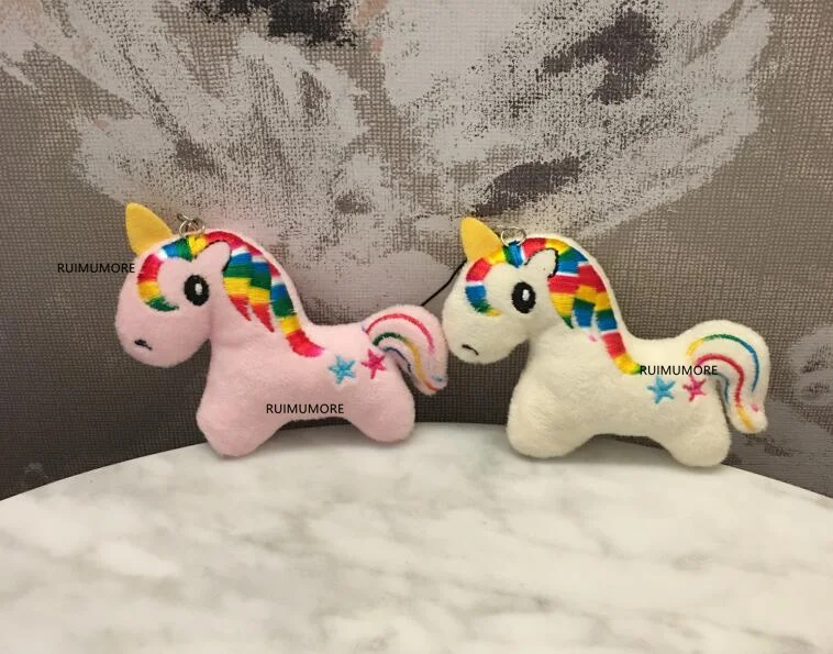1piece random color Размеры для возраста 5-14 см прибл. Мягкие плюшевые игрушки, детские плюшевые игрушки, детское ключевое звено плюшевые игрушки - Цвет: 1piece random color