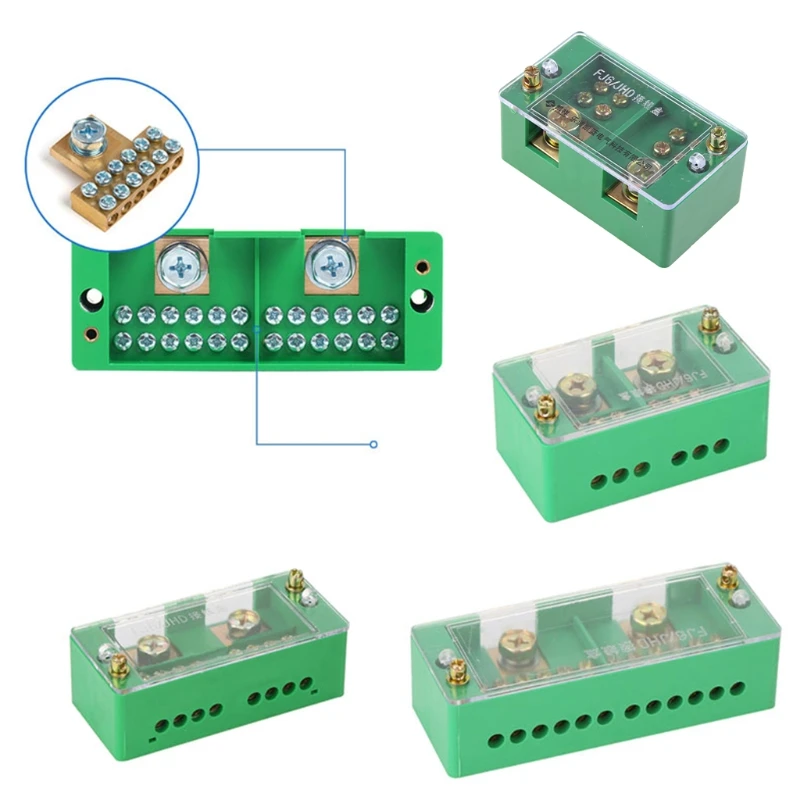 

Unipolar Splitter Junction Box Metering Cabinet Wire Terminal Block Retardant Flame Retar Electrical Accessories