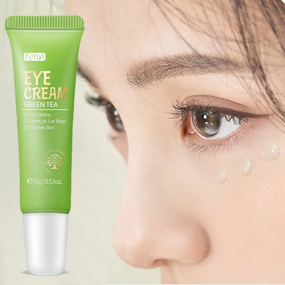 Зеленый чай Niacinamide крем для глаз выцветание темных кругов увлажнение осветление