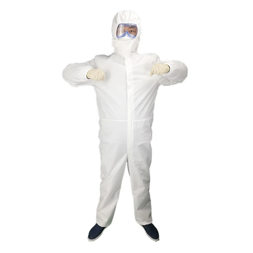 

Disposable Waterproof Oil-Resistant Protective Coverall Worker Painting Clothes Overall Suit QJY99