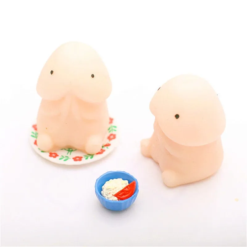 

Tricky Funny Penis Shape Toys Slow Rebound PU Decompression Toy Slow Rising Stress Relief Toys Relax Pressure Toys Interesting