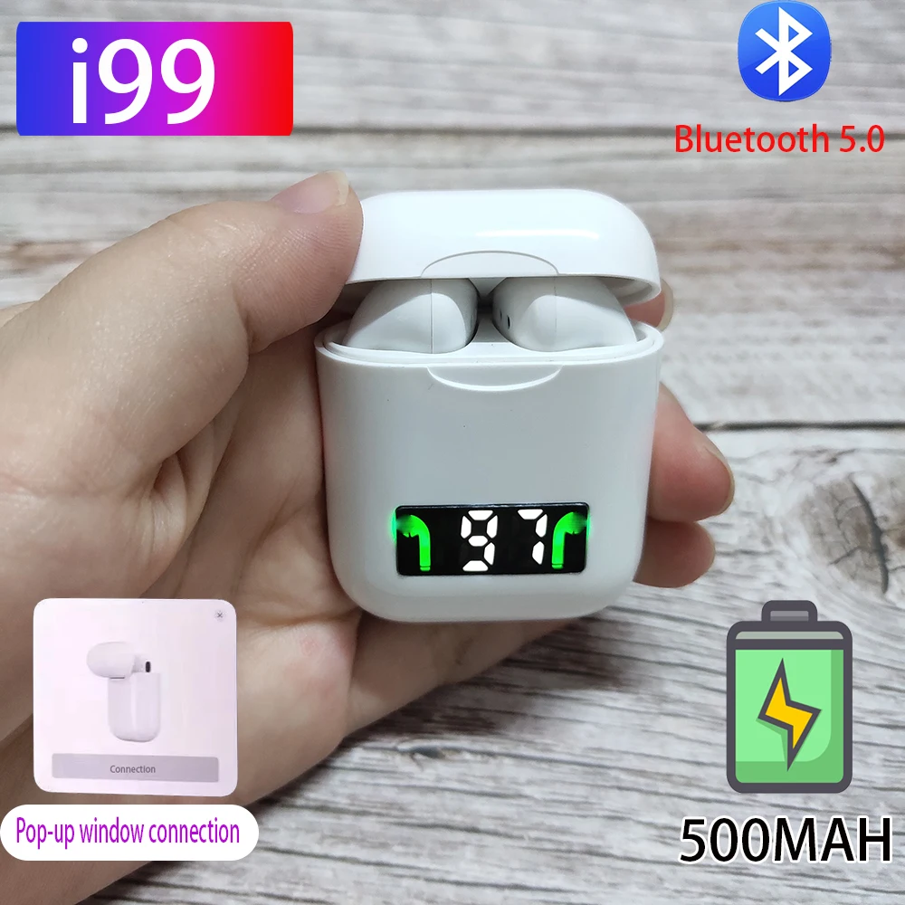 Обновленные i99 TWS 1:1 беспроводные bluetooth-гарнитуры наушники tws i11 i12 для iPhone Android не i20 i30 i60 i1000 i200 Tws